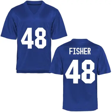 Royal Blue Luke Fisher Youth Air Force Falcons Football College Jersey - Replica