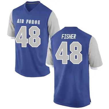 Royal Luke Fisher Youth Air Force Falcons Football College Jersey - Replica